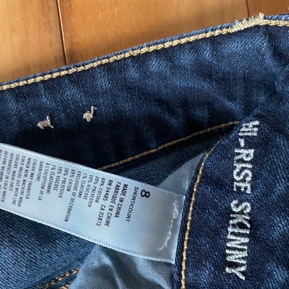 AE high rise skinny  jeans 8 short super stretch - Picture 3 of 3